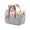 #1-Medium Light Grey, variant on Wine Cooler Bag 6 Bottle Wine Bag With Divider Travel Insulated Wine Carrying Case Cooler Tote Bag With Handle Great for Picnic Beach