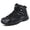 Black, variant on Gexuosn Women's Hiking Boots Outdoor Trekking Backpacking Mountaineering Non-Slip Lightweight Boots,Black