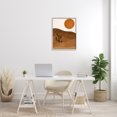 thumbnail image 2 of Stupell Indtries Desert Cact Rolling Hills Bold Orange Sun Landscape,24 x 30,Design by Birch&Ink, 2 of 7