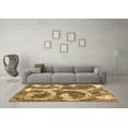 thumbnail image 3 of Ahgly Company Indoor Rectangle Abstract Brown Modern Area Rugs, 6' x 9', 3 of 4