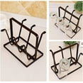 thumbnail image 1 of Estante para tazas multiusos, cubierta de silicona antideslizante para sujetar las tazas de forma segura, organizador de encimera con función de secado rápido y diseño que ahorra espacio, 1 of 8