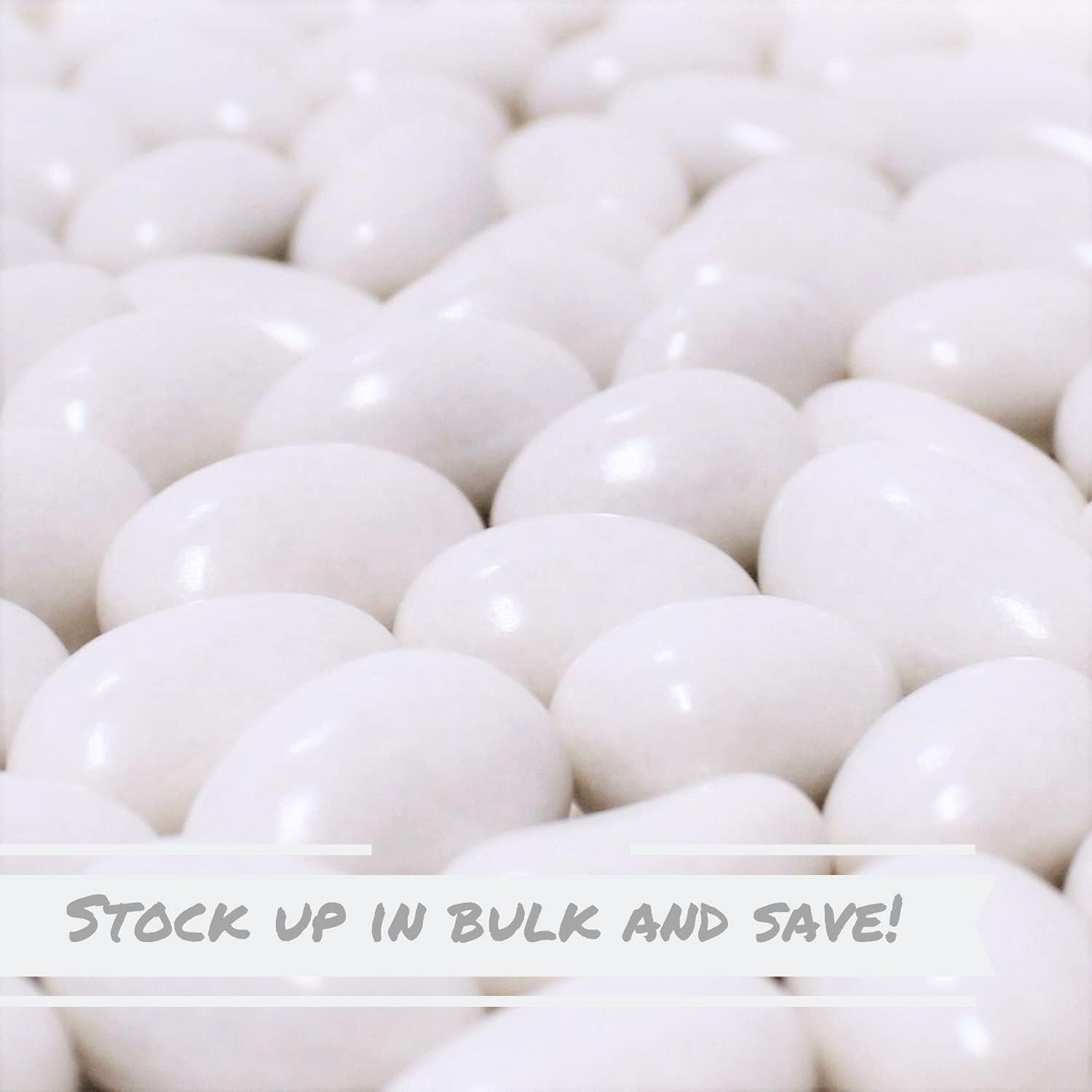 Sugar Free White Jordan Almonds by Its Delish, 3.5 Lbs Jumbo Container  Candied Almond Nut with Hard Candy Coating  No Sugar Added  Bulk Wedding Favors and Party Buffets - Vegan & Kosher