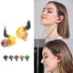thumbnail image 5 of Inteprter Auricular con cable para teléfono inteligente, interfaz portátil de 3,5mm, HiFi, Subwoofer reutilizable, auriculares para ver videos, Cables de audio/vídeo Amarillo, 5 of 6