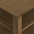 thumbnail image 6 of Simpli Home Acadian 19 inch Wide Solid Wood Transitional End Table in Rustic Natural Aged Brown, 6 of 10