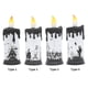 thumbnail image 2 of Velas LED de castillo para Halloween - Decoración espeluznante para fiestas, bares y hogar con luz cálida y segura, 2 of 7