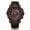 Red Black, variant on Luxury Men Sports Quartz Watches Silicone Big Dial Military Wristwatch Chronograph Waterproof