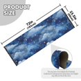 thumbnail image 5 of Yayeee Runner Rug for Bedroom 2'x6' Machine Washable Hallway Non Slip Mat, Blue Watercolor Stars Pattern, 5 of 8