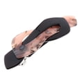 thumbnail image 3 of Clip de pelo automático francés Barrette Clip de estilo de pelo de moda para mujer dama Negro Colcomx Pinza de pelo de acrílico simple, 3 of 8