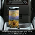 thumbnail image 4 of Highland Home "Radiant Sunflowers" 17 oz. Double Wall Stainless Steel Tumbler w/Lid, 4 of 6