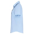 thumbnail image 3 of Premier Womens Cotton Poplin Stretch Short-Sleeved Shirt, 3 of 4