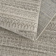 thumbnail image 6 of Hauteloom Casablanca Collection Living Room Bedroom Area Rug - Cozy Moroccan Farmhouse Carpet - Brown, Beige - 6'7" x 9', 6 of 12