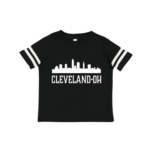 Inktastic Cleveland Ohio Skyline City Silhouette Boys or Girls Toddler T-Shirt