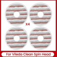 thumbnail image 1 of Microfiber Mop Pads Replacement for Vileda Clean Spin Mop Head Refills Washable Head Mop for Cleanin, 1 of 5