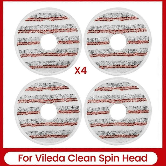 Microfiber Mop Pads Replacement for Vileda Clean Spin Mop Head Refills Washable Head Mop for Cleanin