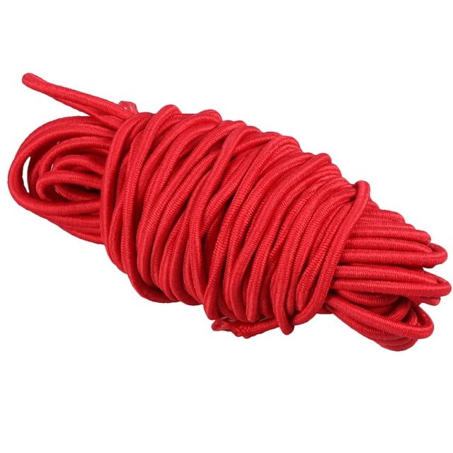 Red 100M Round Ribbon String Elastic Band Stretch Cord DIY Accessories for Mask Making -2.5mm