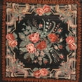 thumbnail image 1 of Ahgly Company Machine Washable Indoor Square Traditional Bakers Brown Area Rugs, 3' Square, 1 of 7