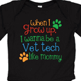 thumbnail image 4 of Inktastic Vet Tech Veterinary Technician Like Mommy Boys or Girls Long Sleeve Baby Bodysuit, 4 of 5