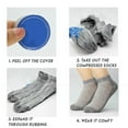 thumbnail image 2 of Fesfesfes Disposable Travel Socks Unisex Stretchy Socks Breathable Socks, 2 of 8