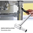 thumbnail image 3 of Sifón 1 1/4" x 32 Mm Acero Inoxidable Sifón Sifón Ajustable Universal kaili Sencillez, 3 of 4