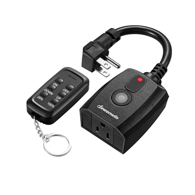 Atenuador exterior DEWENWILS para guirnaldas de luces LED de 150 W y 300 W de tungsteno