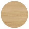 thumbnail image 5 of 47 Inch Dining Table, Brown Oak, Wood, Round, Mid Century Kitchen Cafe Bistro Hospitality Restaurant, Modern Contemporary HB34384, 5 of 8