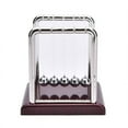 thumbnail image 1 of Newton‘s Cradle Steel Balance Ball Physics Science Pendulum Desk Fun Toy Gift J, 1 of 7
