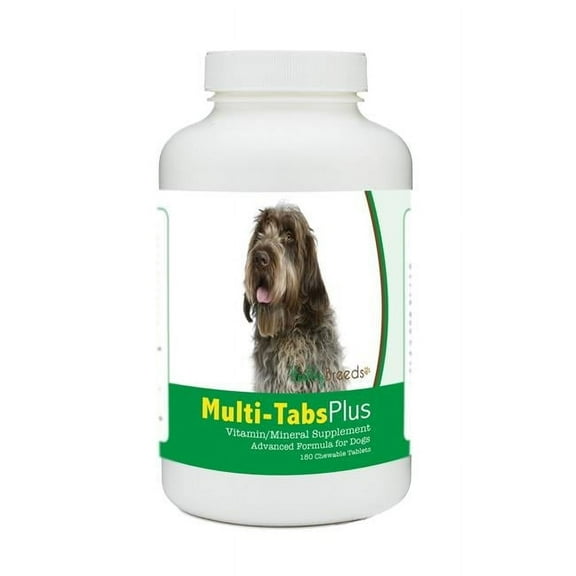 Healthy Breeds 840235140870 Wirehaired Pointing Griffon Multi-Tabs Plus Chewable Tablets - 180 Count