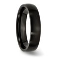 thumbnail image 4 of Chisel Stainless Steel Brushed Black IP-plated 5mm Band, 4 of 7