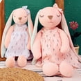 thumbnail image 2 of POINTERTECK Cute Cartoon Long Ears Rabbit Doll Rabbit Sleeping Mate Stuffed Plush Toys, 2 of 5