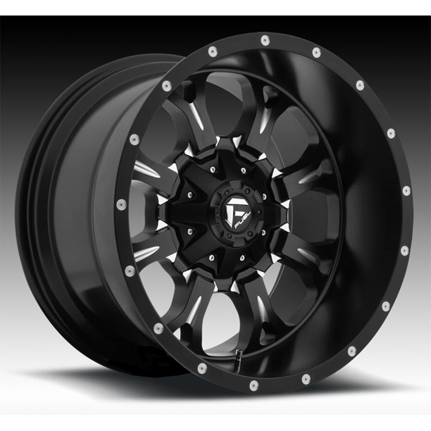 Fuel D517 Krank Matte Black Milled 20x12 8x170 44mm (D51720201747