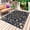 MidNightBlue, variant on Abstract Floral Art Outdoor Rug 3x5 Ft - Reversible Patio Rug Outdoor Camping Rugs, Vintage Golden Retro Washable Indoor Outdoor Area Rugs, Non-Slip Outdoor Carpet Runner for Deck/Porch