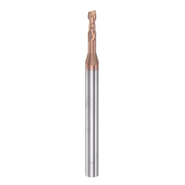 Cuadrado Nariz Extremo Molino 4mm Vástago 2,5mm x 12mm Titanio Recubierto Sólido Carburo 2 Flautas Extra Larga Molienda Cortador para Inoxidable Acero Aleación Endurecido Acero