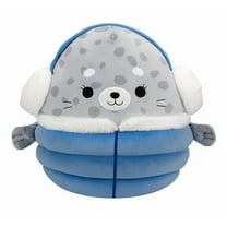Squishmallows Winter Squad 12" Odile the Seal Blue Jacket Plush Doll Toy