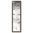 thumbnail image 2 of ArtToFrames 13" x 50" Black Panel With Gold Lip Picture Frame, 13x50 inch Multi Wood Poster Frame (WOM-5092),  Pack, 2 of 7