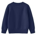 thumbnail image 3 of Luogg Boys Sweaters For Kids Casual Comfortable Knit Cardigan Long Sleeve Solid Color Round Neck Blend Outerwear For Boys And Girls Boys Christmas Sweaters Size 5-6 Years, 3 of 3