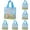 Easter blue, variant on Five Easter Non-Woven tote Bags, 29*27*12Cm,Happy Easter Bunny Bags with Handles Disposable Non Woven Bags for Easter Takeout and Packaging