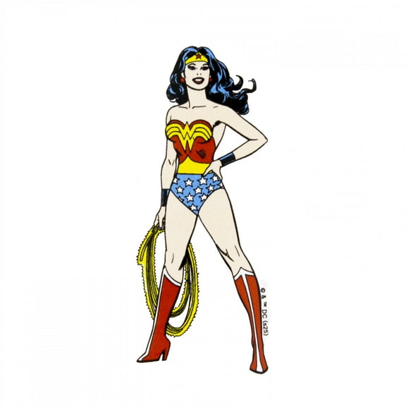 Wonder Woman Classic Pose Die Cut Sticker
