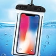 thumbnail image 3 of 2 Pack Waterproof Cell Phone Pouch, Universal Cell Phone Waterproof Underwater Case Dry Bag, 3 of 5