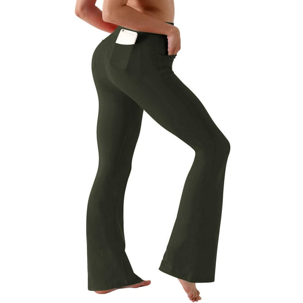 High Waist Side Pockets Yoga Pants galaxy – bubblelime