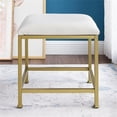 thumbnail image 2 of CROSLEY Aimee Vanity Stool Soft Gold, 2 of 7