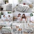 thumbnail image 6 of Christmas Tree Bedding 3 Piece Duvet Cover Set Full Size, White Winter Xmas Snowflake Soft Microfiber Comforter Cover with Zipper Closure & Pillowcases, Wrinkle & FadeResistant Quilt Cover, 6 of 9