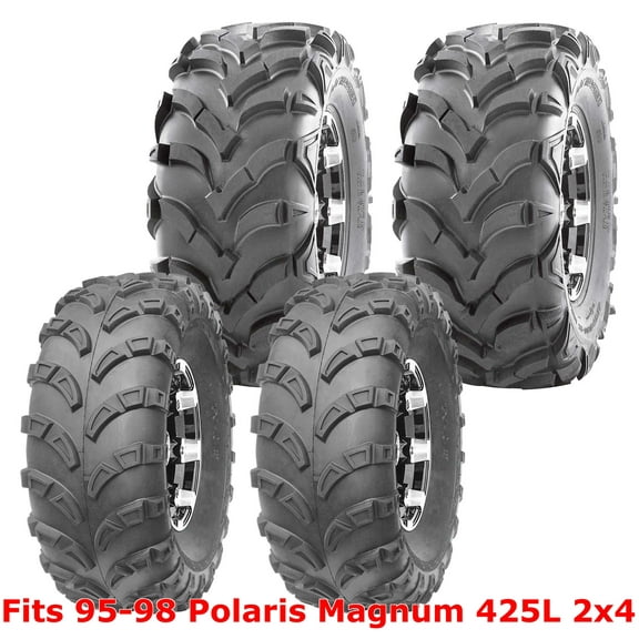95-98 Polaris Magnum 425L 2x4 Full Set WANDA ATV tires 23x7-10 & 24x11-10 6PR