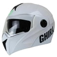 thumbnail image 1 of Casco Para Moto Abatible Certificado Talla M Blanco Ghira, 1 of 4