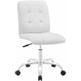 thumbnail image 2 of Modway Prim Armless Midback Leatherette Office Chair, 2 of 5