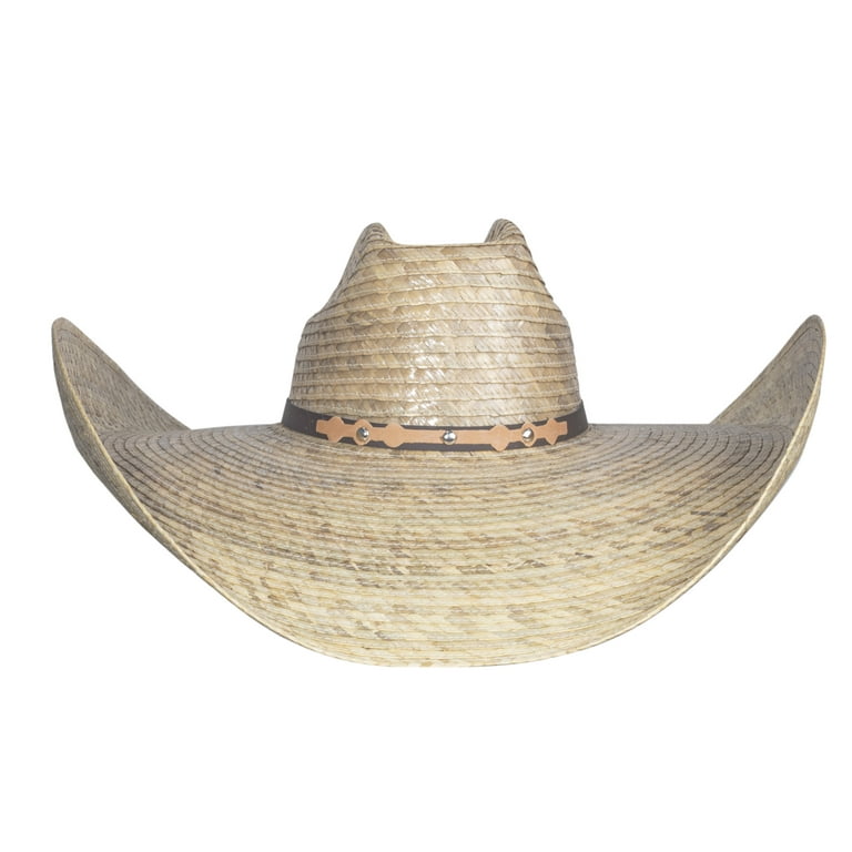 Oversized Cowboy Wide Brim Straw Hat Natural Walmart