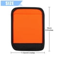 thumbnail image 3 of Envoltorio de neopreno naranja brillante impermeable para equipaje, paquete de 6, 3 of 8