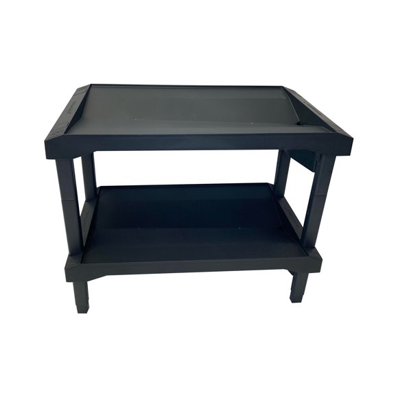 Rakabot 2 Niveau Abordable de Collecte de l'Eau et de la Boue Chaussure et boot rack Qui Stocke 4 Paires. Empilable à 6 Niveau. Plastique Robuste Facile à Nettoyer. Couleur anthracite Gris Foncé. Fabriqué au Canada Invention.