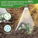 thumbnail image 5 of Garden Cloches for Plants,20Pcs Plastic Small Plant Seedling Protector,Reusable Clear Bell Covers with 40pc Metal Stakes, 5 of 5