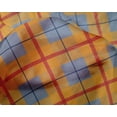 thumbnail image 4 of oneOone Silk Tabby Grayish Blue Fabric Madras Check Craft Projects Decor Fabric Printed By The Yard 42 Inch Wide, 4 of 4