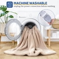 thumbnail image 4 of Sealy Electric Blanket Heated Throw 50"x60" Soft Double Sherpa Super Cozy with 6 Fast Heating Levels & 2-10 Hours Auto-Off, Over-Heat Protection, Mac, 4 of 8